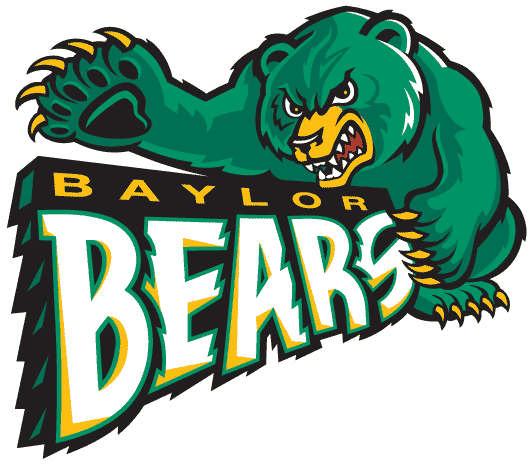 Baylor Bears 1997-2004 Primary Logo custom vinyl decal